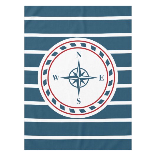 Nautisch ontwerp tafelkleed (Voorkant)