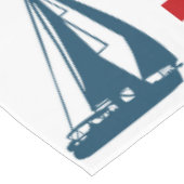 Nautisch ontwerp tafelkleed (Gekanteld)