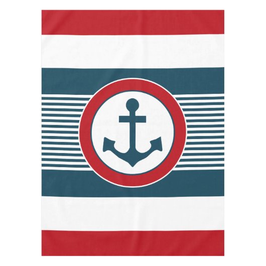 Nautisch ontwerp tafelkleed (Voorkant)