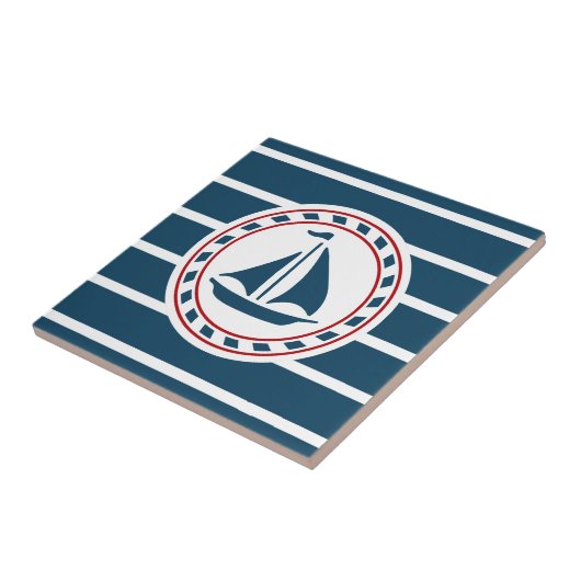 Nautisch ontwerp tegeltje (Zijkant)