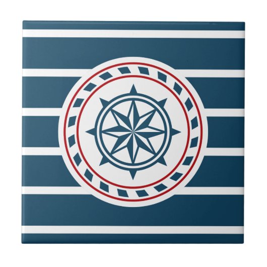 Nautisch ontwerp tegeltje (Voorkant)