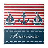 Nautisch ontwerp tegeltje (Voorkant)