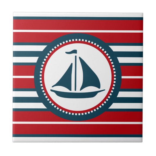 Nautisch ontwerp tegeltje (Voorkant)