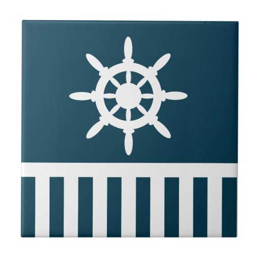 Nautisch ontwerp tegeltje (Voorkant)