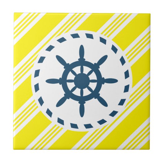 Nautisch ontwerp tegeltje (Voorkant)