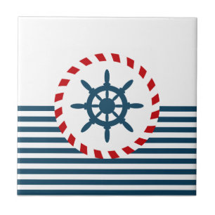 Nautisch ontwerp tegeltje
