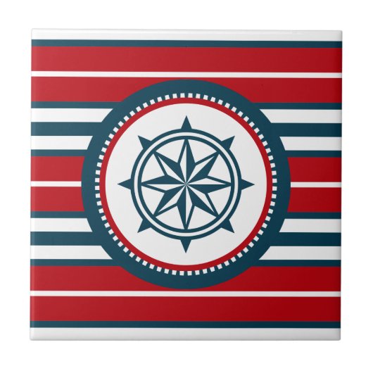 Nautisch ontwerp tegeltje (Voorkant)