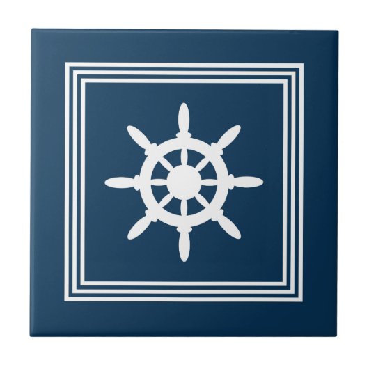 Nautisch ontwerp tegeltje (Voorkant)