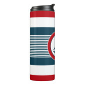 Nautisch ontwerp thermosbeker (Gedraaid links)