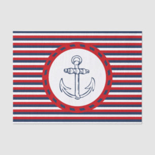 Nautisch ontwerp tissuepapier
