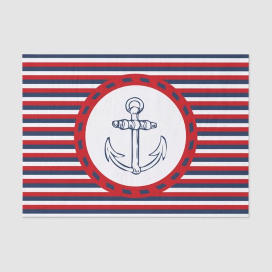 Nautisch ontwerp tissuepapier (Voorkant)