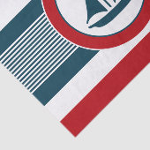 Nautisch ontwerp tissuepapier (Detail)
