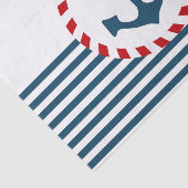 Nautisch ontwerp tissuepapier (Detail)