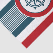 Nautisch ontwerp tissuepapier (Detail)