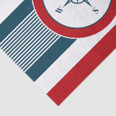 Nautisch ontwerp tissuepapier (Detail)