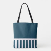Nautisch ontwerp tote bag (Achterkant)