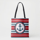 Nautisch ontwerp tote bag (Voorkant)