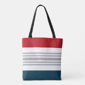 Nautisch ontwerp tote bag (Achterkant)