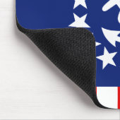 Nautisch ontwerp van Amerikaanse jachtvlag Muismat (Hoek)