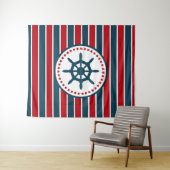 Nautisch ontwerp wandkleed (In Situ (horizontaal))