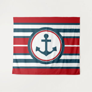 Nautisch ontwerp wandkleed