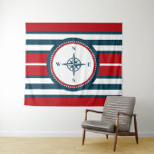 Nautisch ontwerp wandkleed (In Situ (horizontaal))