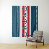 Nautisch ontwerp wandkleed (In situ)