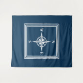 Nautisch ontwerp wandkleed (Voorkant (horizontaal))