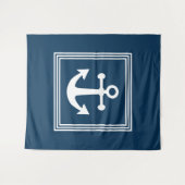 Nautisch ontwerp wandkleed (Voorkant (horizontaal))