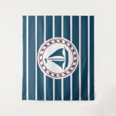 Nautisch ontwerp wandkleed (Voorkant)