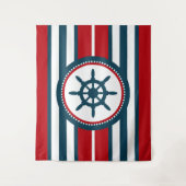 Nautisch ontwerp wandkleed (Voorkant)