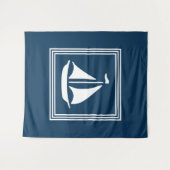 Nautisch ontwerp wandkleed (Voorkant (horizontaal))