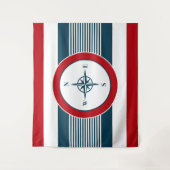 Nautisch ontwerp wandkleed (Voorkant)