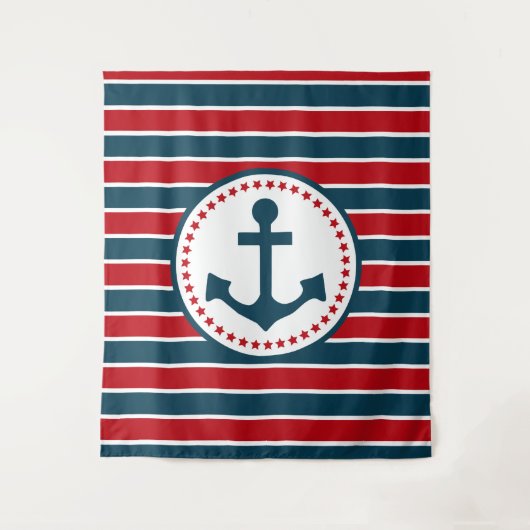 Nautisch ontwerp wandkleed (Voorkant)
