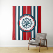 Nautisch ontwerp wandkleed (In situ)