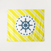 Nautisch ontwerp wandkleed (Voorkant (horizontaal))