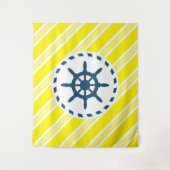 Nautisch ontwerp wandkleed (Voorkant)