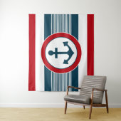 Nautisch ontwerp wandkleed (In situ)
