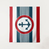 Nautisch ontwerp wandkleed (Voorkant)