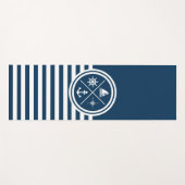 Nautisch ontwerp yogamat (Voorkant (horizontaal))