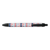 Nautisch ontwerp zwarte inkt pen (Achterkant)