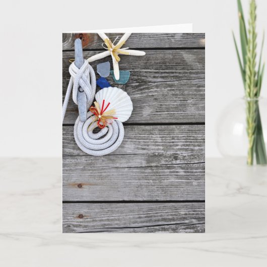 Nautisch Ornament op de Pier Kaart (Voorkant)