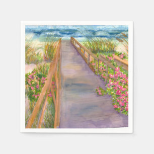 Nautisch - Pad naar het Zee Cocktail Napkin Servetten