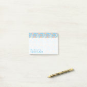 Nautisch pasteel | Jouw namen toevoegen Post-it® Notes (Op bureau)