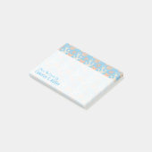 Nautisch pasteel | Jouw namen toevoegen Post-it® Notes (Schuin)