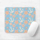 Nautisch pasteel muismat (Met muis)