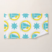 Nautisch patroon bad handdoek (Handdoek)