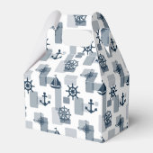 Nautisch patroon bedankdoosjes (Achterkant)