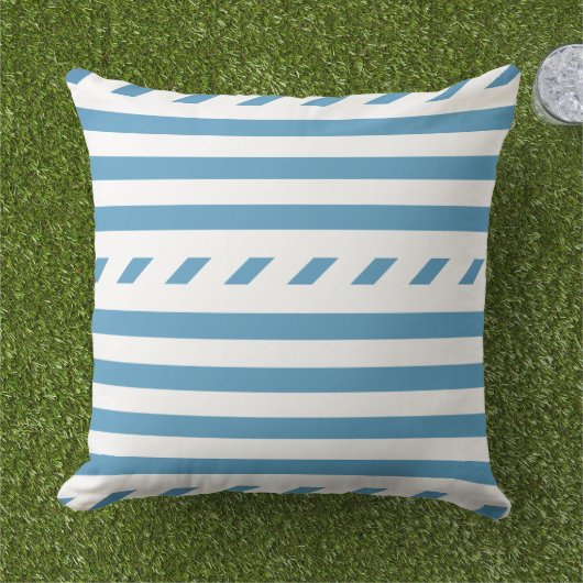 Nautisch patroon buitenkussen (Gras)
