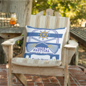 Nautisch patroon buitenkussen (Stoel)
